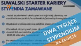 Dwa tysiące stypendium na zachętę.